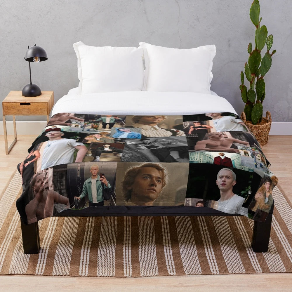 Plush blanket featuring Coriolanus Snow from The Hunger Games