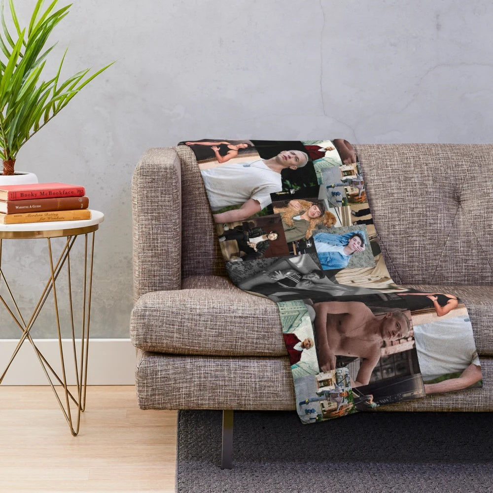 Plush blanket featuring Coriolanus Snow from The Hunger Games