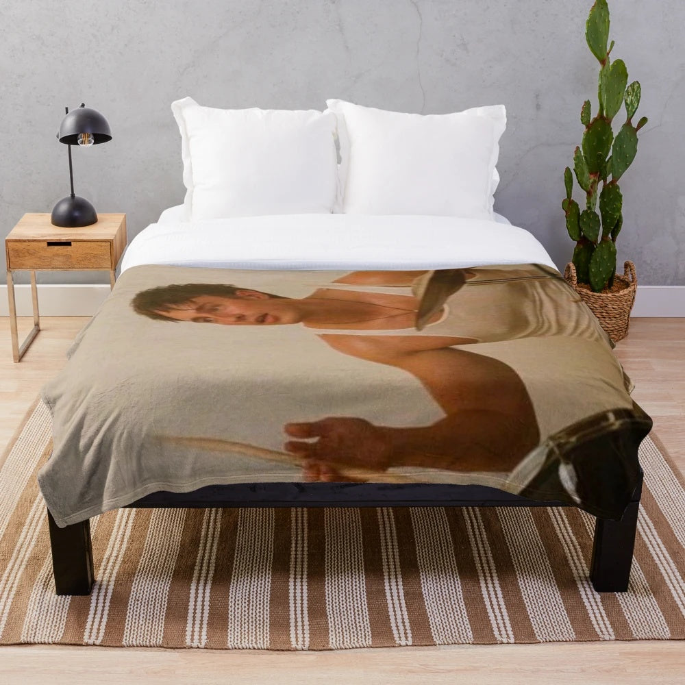 Drew Starkey Outer Banks Inspired Plush Blanket