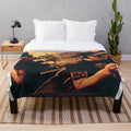 Soft plush blanket featuring alternative rock artist Elliott Smith's album artwork
