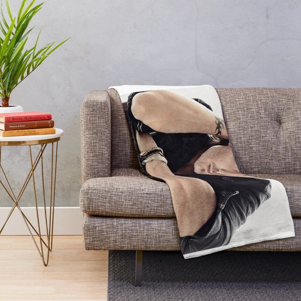 Cozy plush blanket featuring album artwork and design elements from Keith's 2021 release dudukdikursiiii#8473