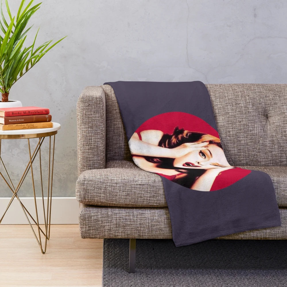 Rolling Stones and Gillian Anderson Inspired Plush Blanket