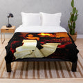 Soft plush blanket featuring a Teena Marie-inspired design