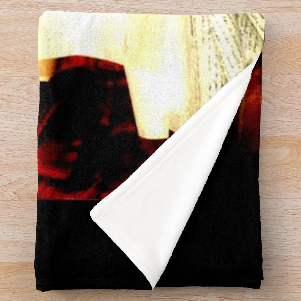 Soft plush blanket featuring a Teena Marie-inspired design
