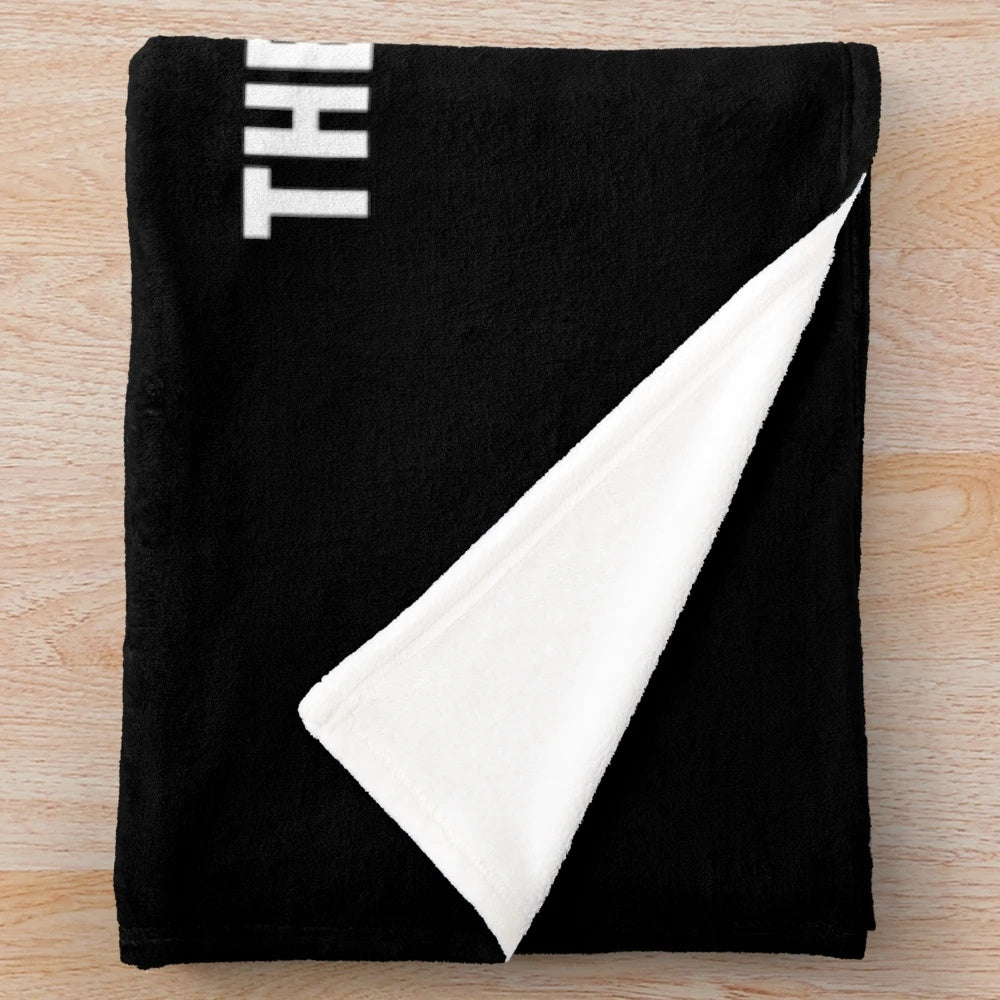 Plush blanket featuring the logo and name of the alternative rock band The Neighbourhood