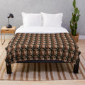 Cozy plush blanket featuring Jschlatt's popular online persona