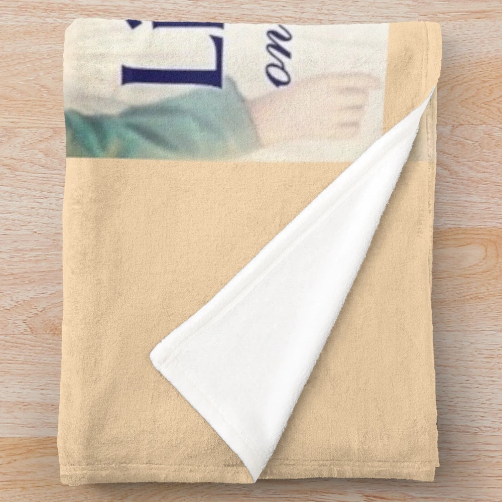 Soft plush blanket inspired by the classic TV series Little House on the Prairie