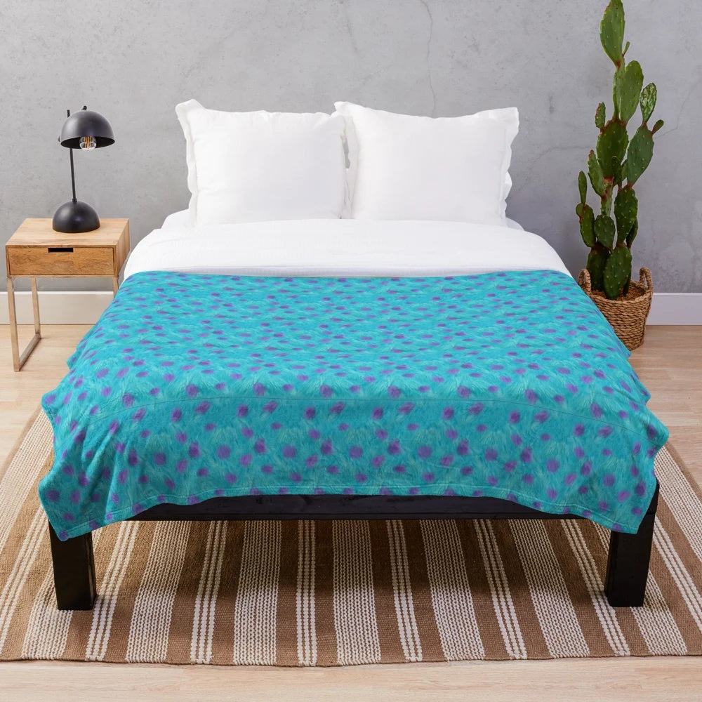 Cozy Monster-Themed Plush Blanket