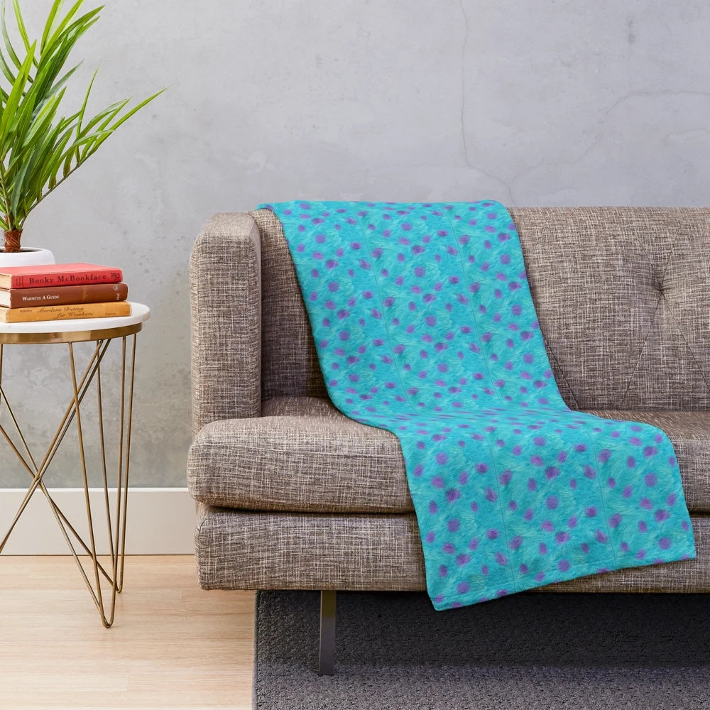 Cozy Monster-Themed Plush Blanket