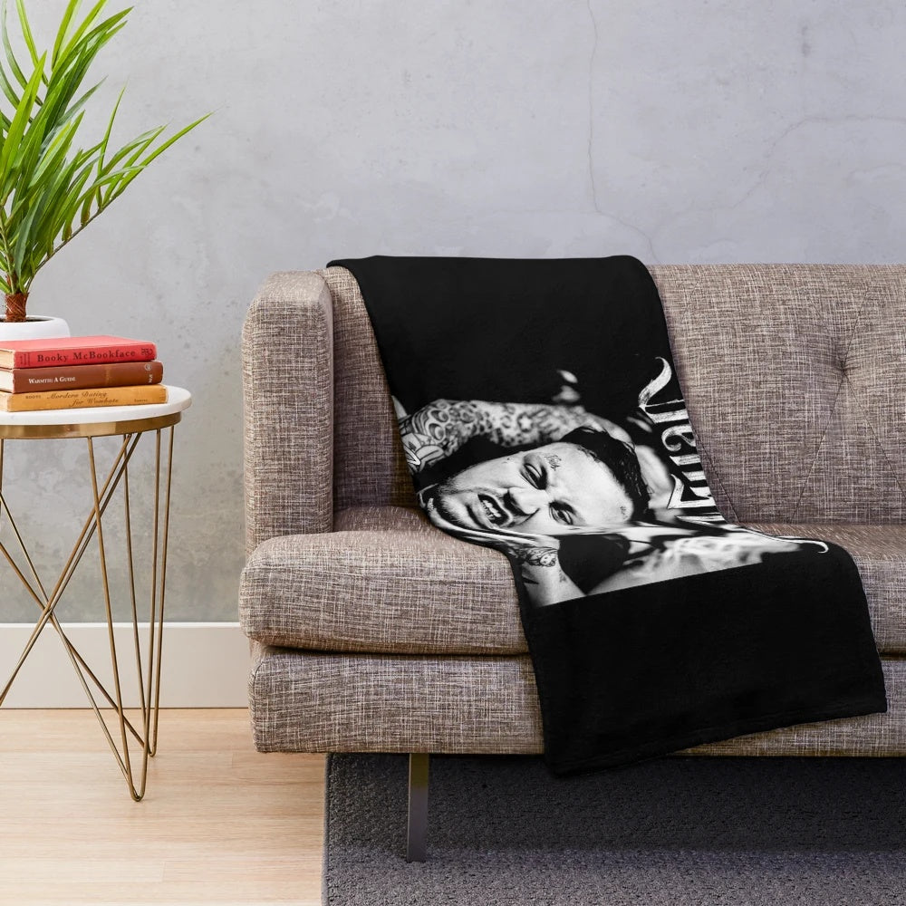 Cozy Jelly Roll Country Music Plush Blanket