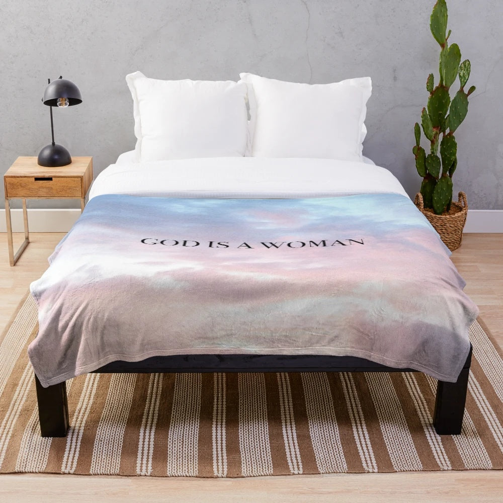 Soft and plush "giaw" inspired blanket for comfortable and cozy home decor