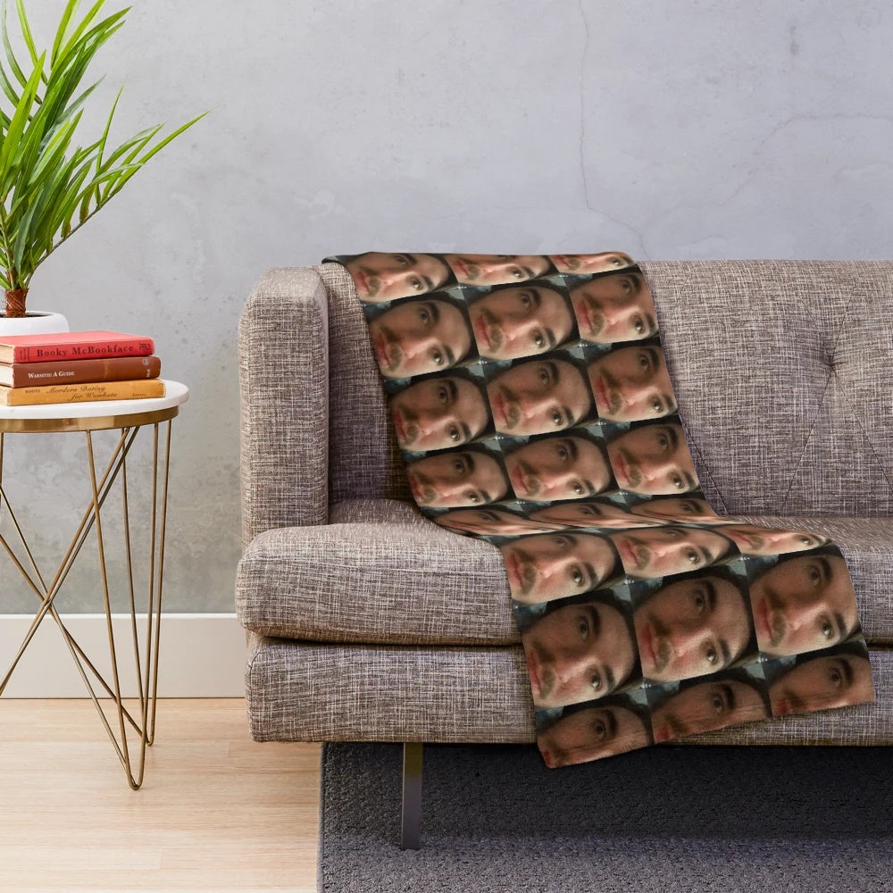 jschlatt plush blanket featuring the popular Twitch streamer