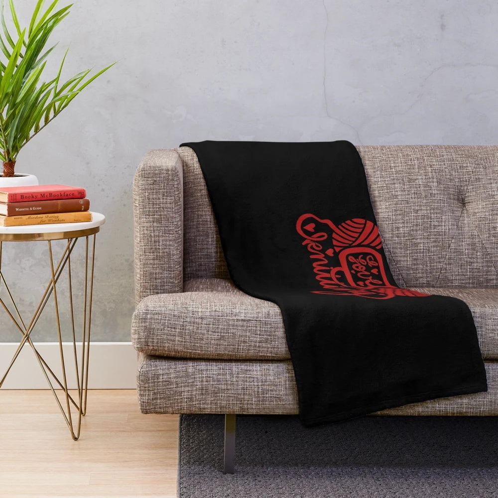 Soft and cozy plush knit blanket