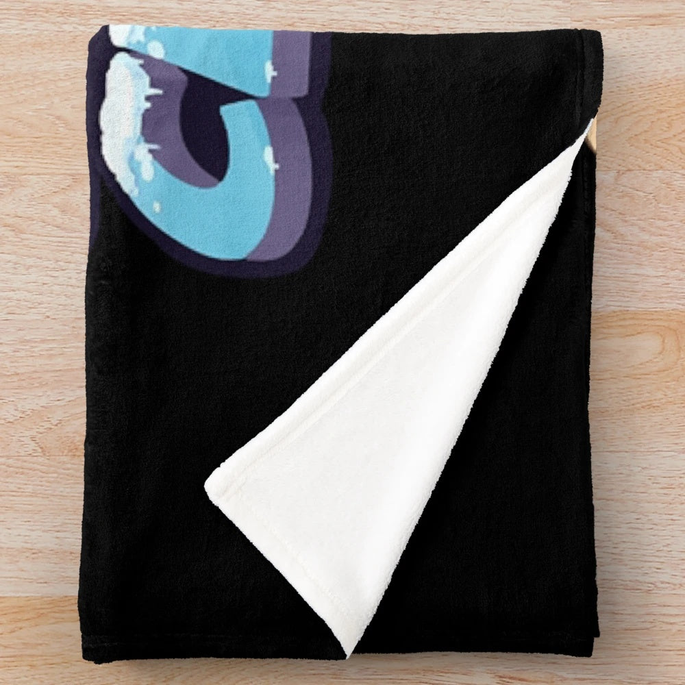 Soft and cozy plush blanket featuring Madeline, the protagonist of the indie game Celeste