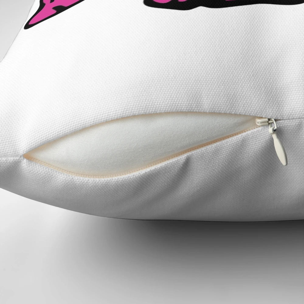 A soft, plush purple elephant pillow by Everything Eli, perfect for home decor, office, or as a gift.