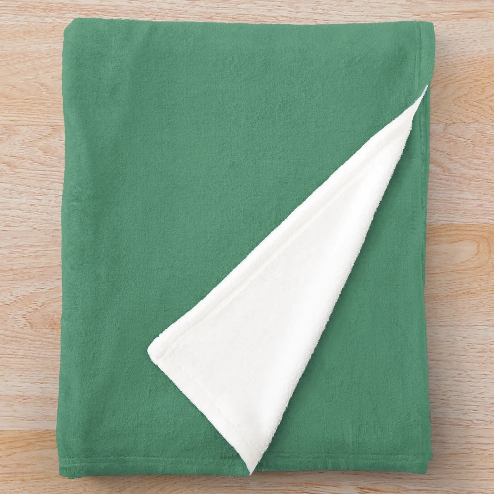 Soft, cozy plush blanket with "Teach Peace" design for teachers and students