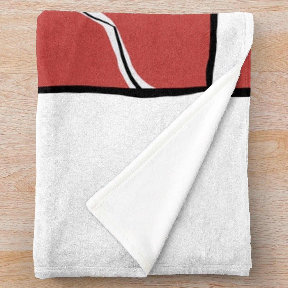 Soft plush throw blanket with image of Japanese filmmaker Naomi Kawase