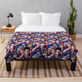 Soft and cozy plush blanket inspired by the Top Gun movie