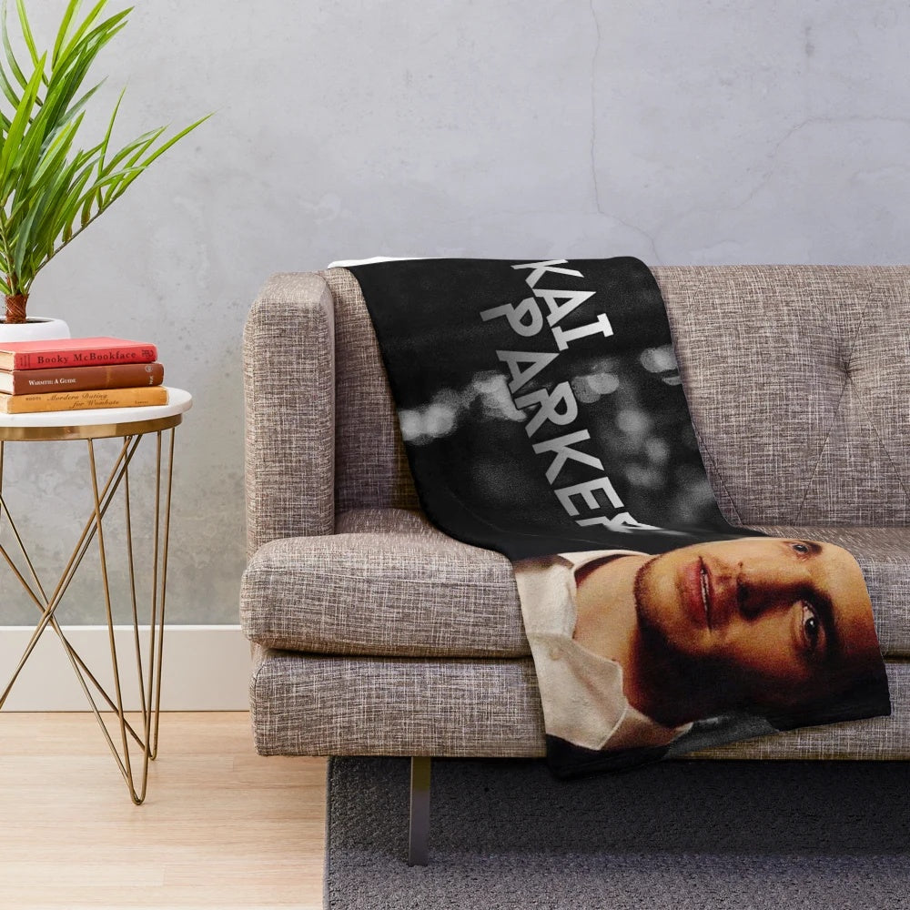 Soft and cozy plush blanket inspired by the TV series The Vampire Diaries, featuring the character Kai Parker.