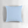Soft powder blue decorative pillow for home or bedroom decor