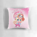 Soft, plush decorative pillow inspired by the popular Roblox character Mackenzie.