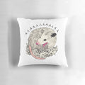 Soft, plush pillow featuring a screaming possum design for home decor and gifts