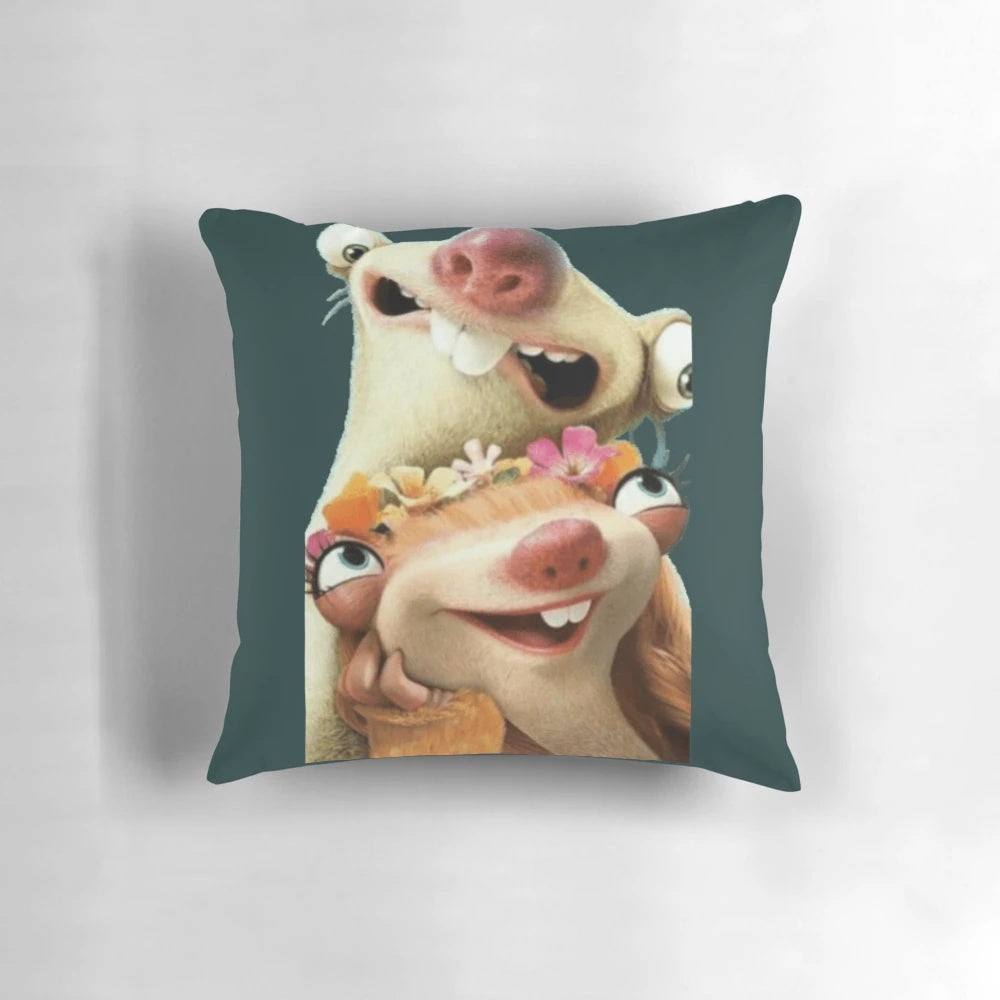 Soft, plush Sonic the Hedgehog Sid the Sloth65 pillow featuring the iconic Green Hill Zone from the Sonic the Hedgehog video game series.