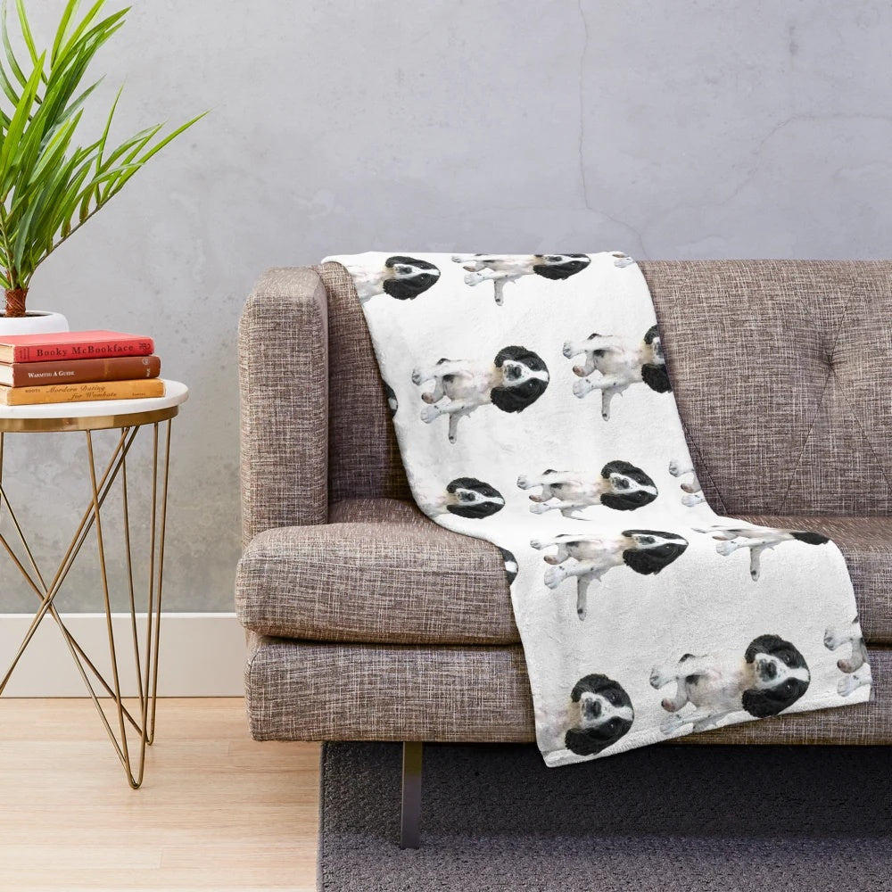 Sprocker Spaniel Plush Blanket