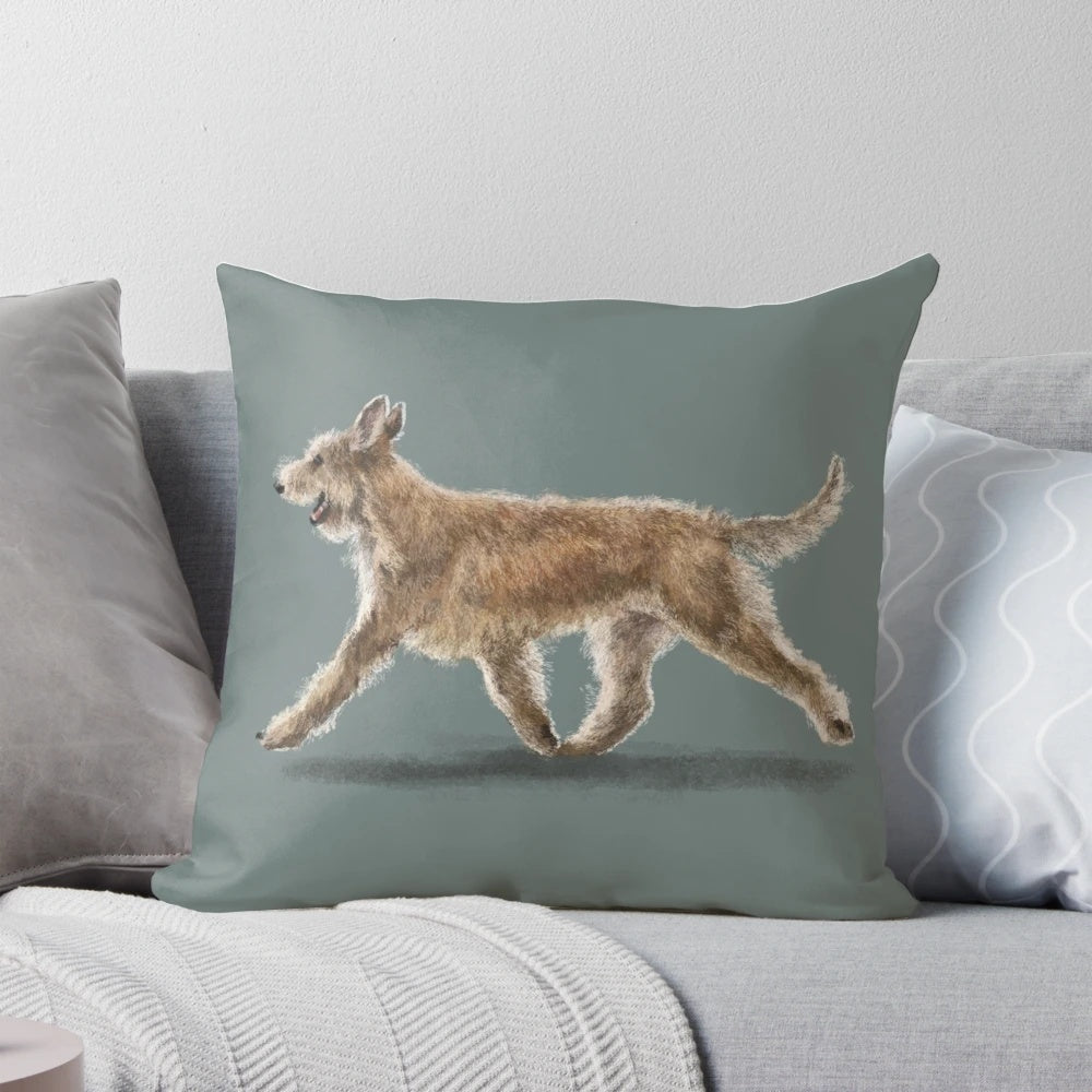 Cozy Berger Picard dog pillow for a comfortable nap