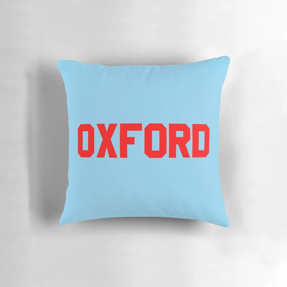 Oxford pillow with Ole Miss Rebels logo