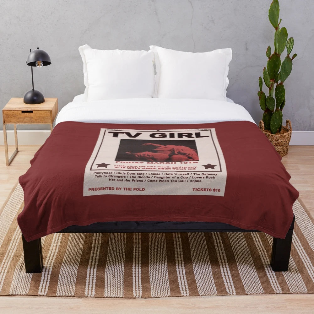 TV Girl French Exit Inspired Plush Blanket
