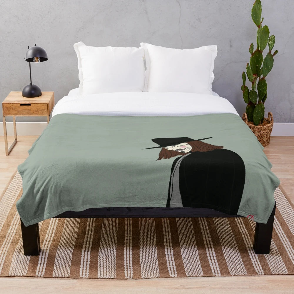 V for Vendetta-inspired plush blanket