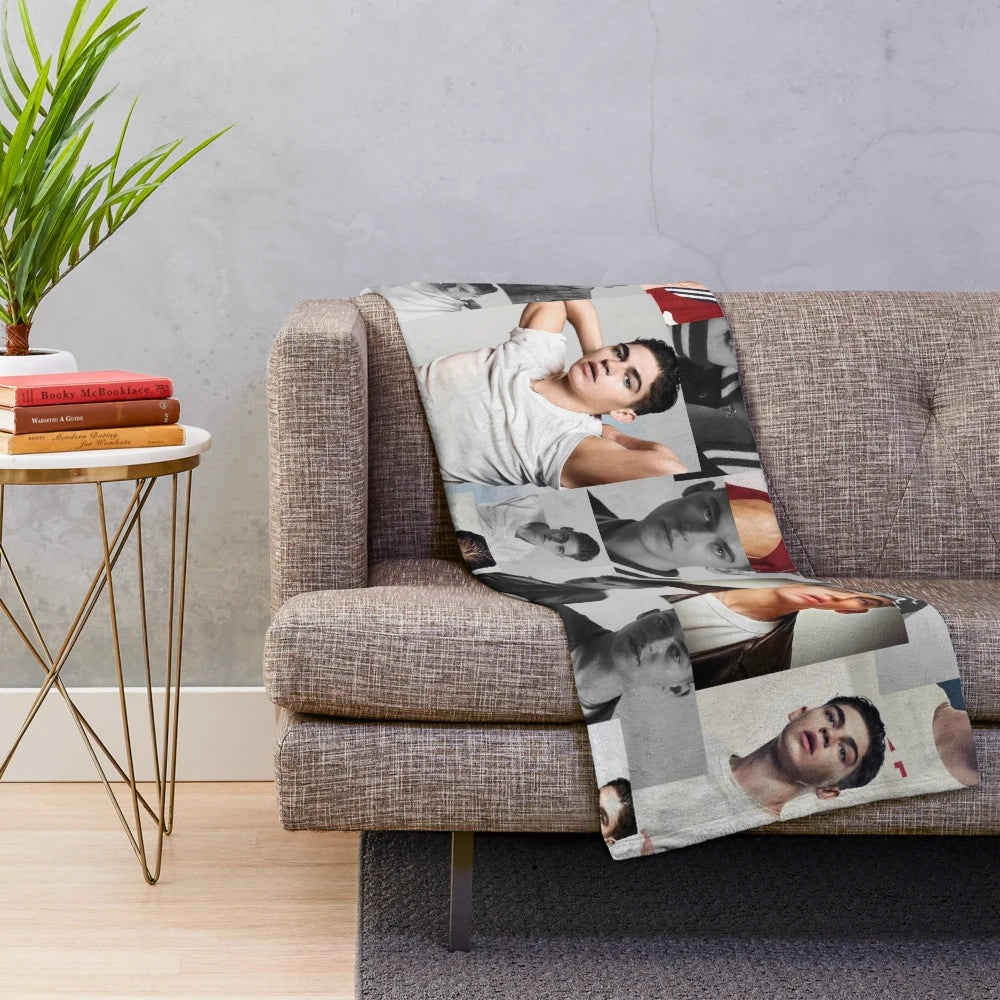 Cozy plush blanket featuring Hero Fiennes Tiffin from the After movie series