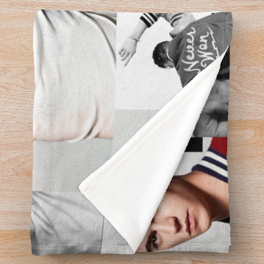 Cozy plush blanket featuring Hero Fiennes Tiffin from the After movie series