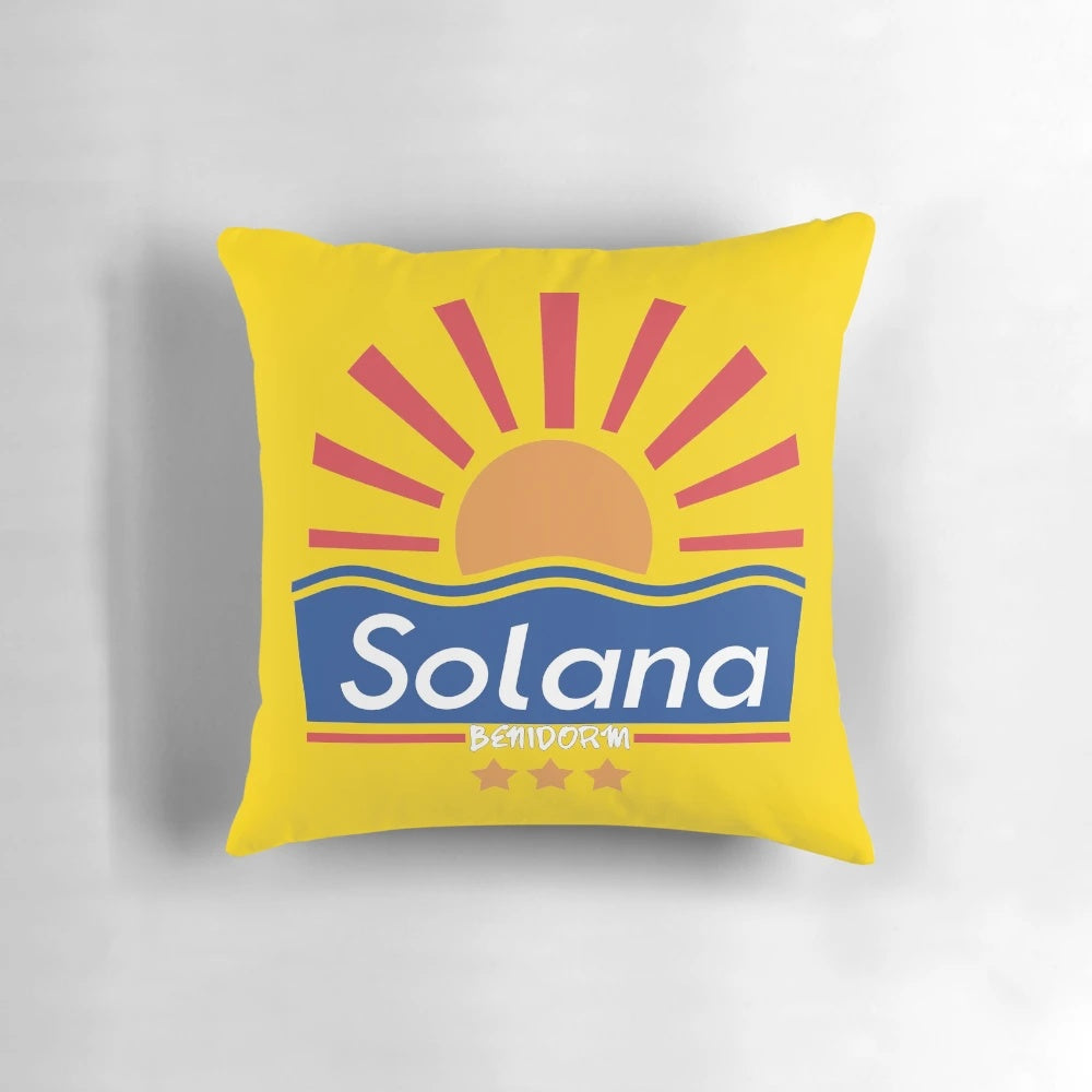 Solana Benidorm Hotel Pillow, a plush and comfortable pillow perfect for your travels.
