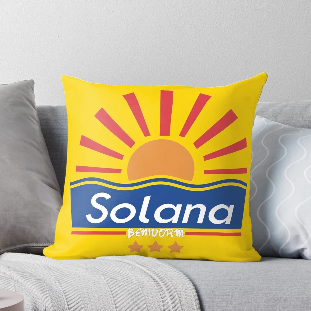 Solana Benidorm Hotel Pillow, a plush and comfortable pillow perfect for your travels.