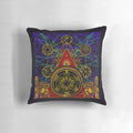 Solomons Magic T-Shirt Pillow featuring the all-seeing eye and other mystical symbols