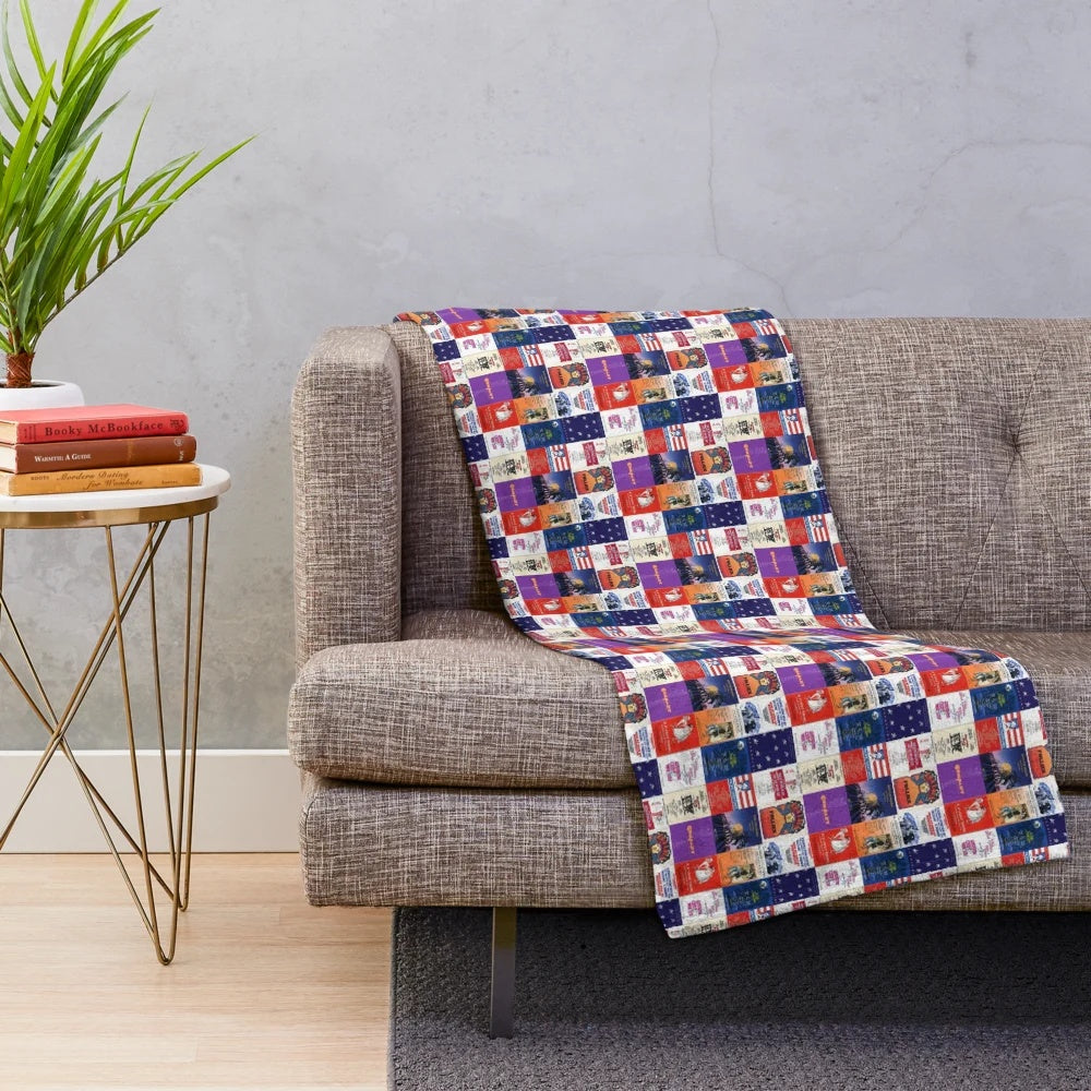 Sondheim plush blanket for theater lovers