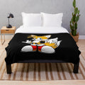 Soft and cozy plush blanket featuring Sonic the Hedgehog and his friends