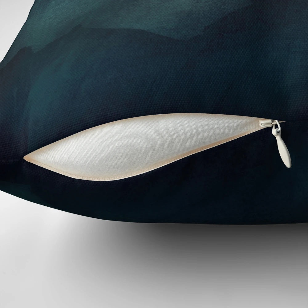 Soft and comforting whale-themed pillow featuring a mother and child design