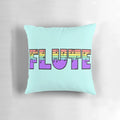 Flute Pastel Pillow, a comfortable and stylish accessory for musicians and music enthusiasts
