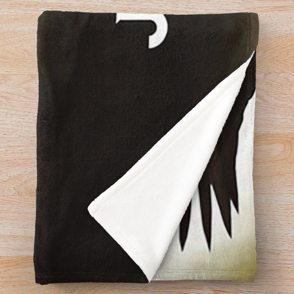Jeff Beck inspired plush blanket for music enthusiasts