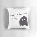 A cute cartoon character pillow providing comfort and support for anxious or nervous feelings.
