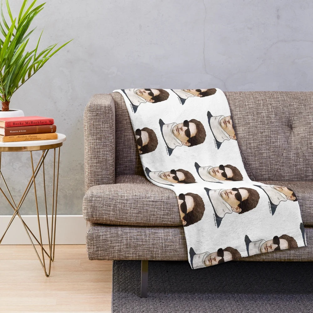 Chrissy Plush Blanket with Sopranos-inspired design