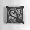 A soft, plush pillow featuring the iconic Keyblade from the Kingdom Hearts video game series