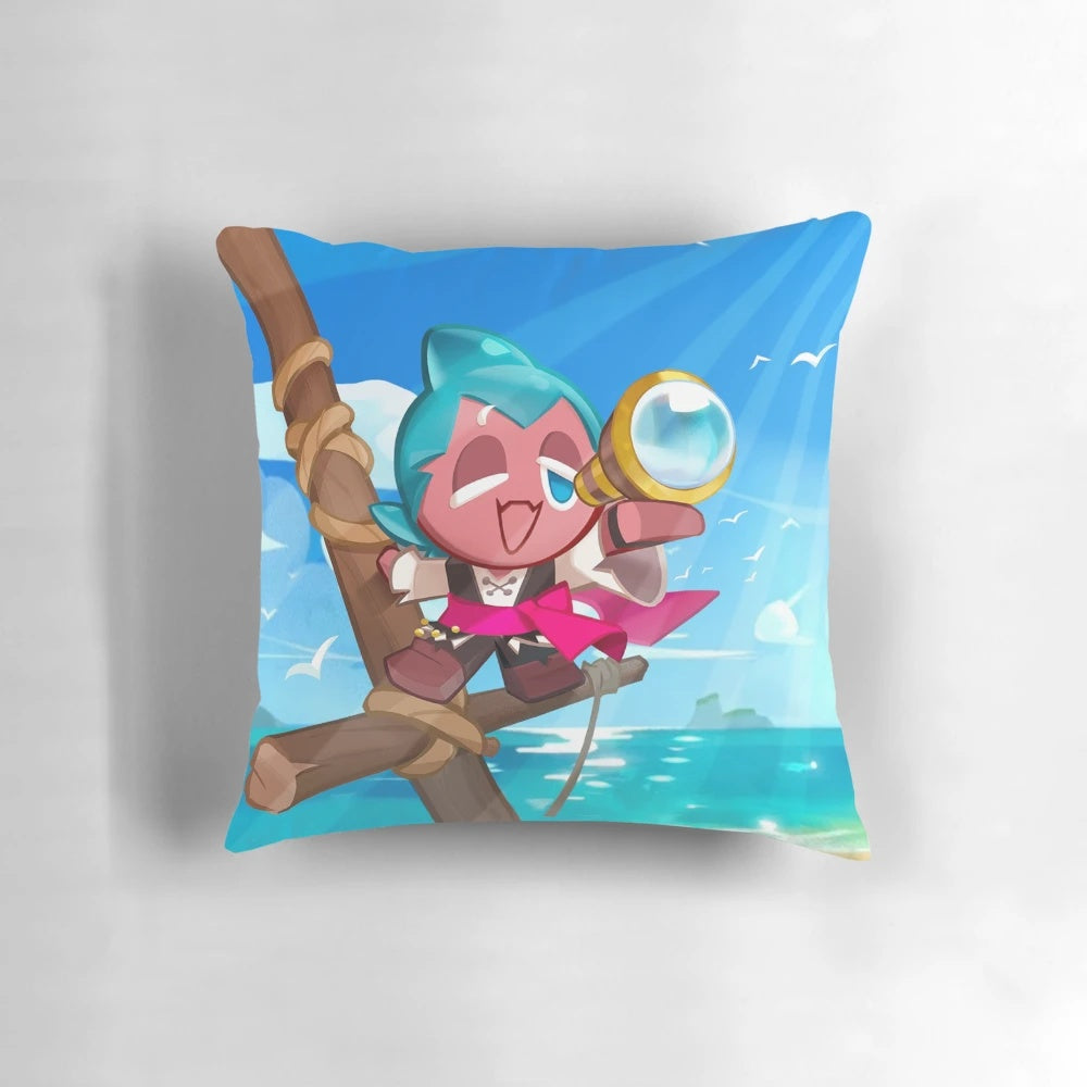 Soft and cuddly Sorbet Shark plush pillow, a must-have for Cookie Run: Kingdom fans.