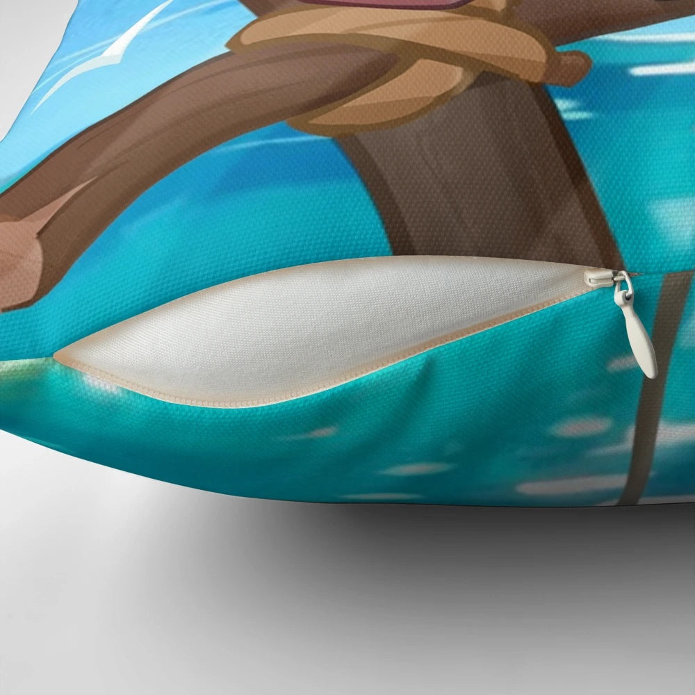 Soft and cuddly Sorbet Shark plush pillow, a must-have for Cookie Run: Kingdom fans.