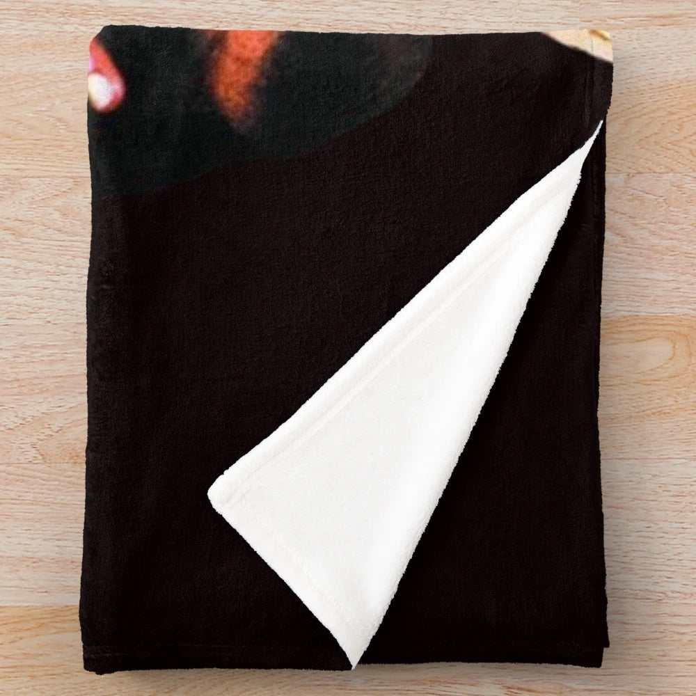 Plush blanket with image of Al Green, renowned soul and R&B artist