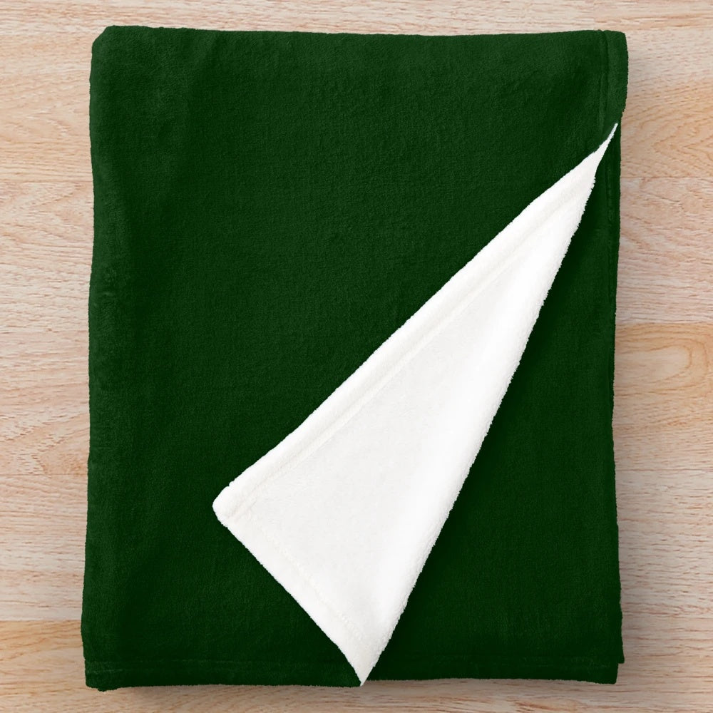 Springboks-inspired plush blanket featuring the South Africa flag design