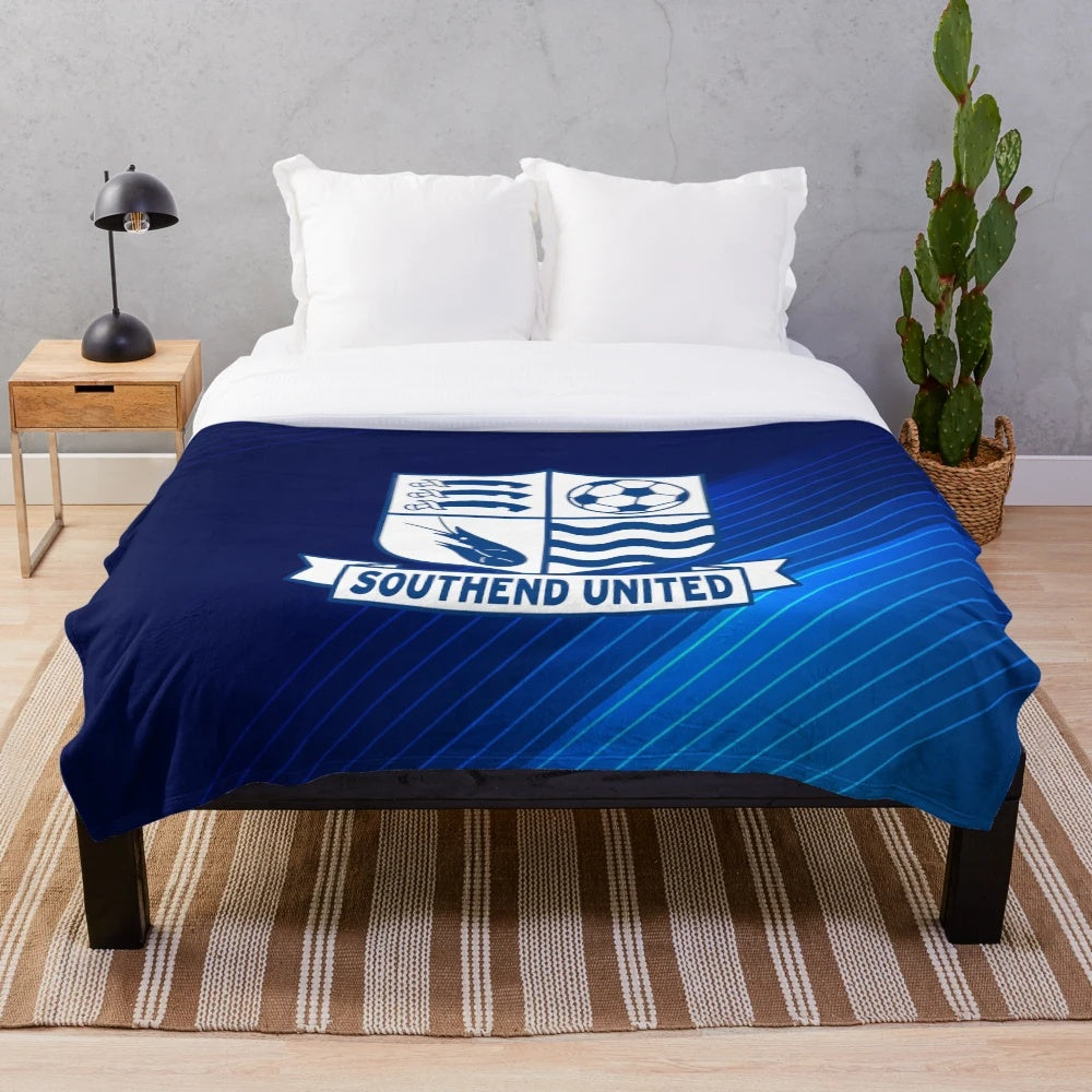 Southend United FC-Inspired Plush Blanket